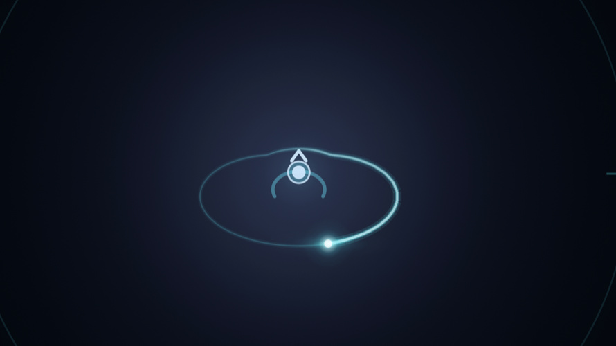 ORBIT's orbit radar: the listener at the centre and the source on its elliptical path
