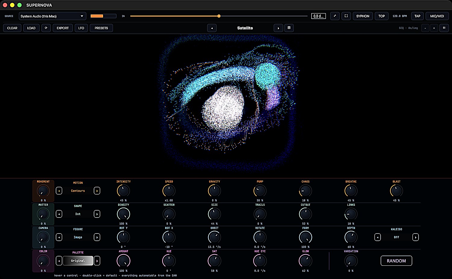 SUPERNOVA App plugin interface