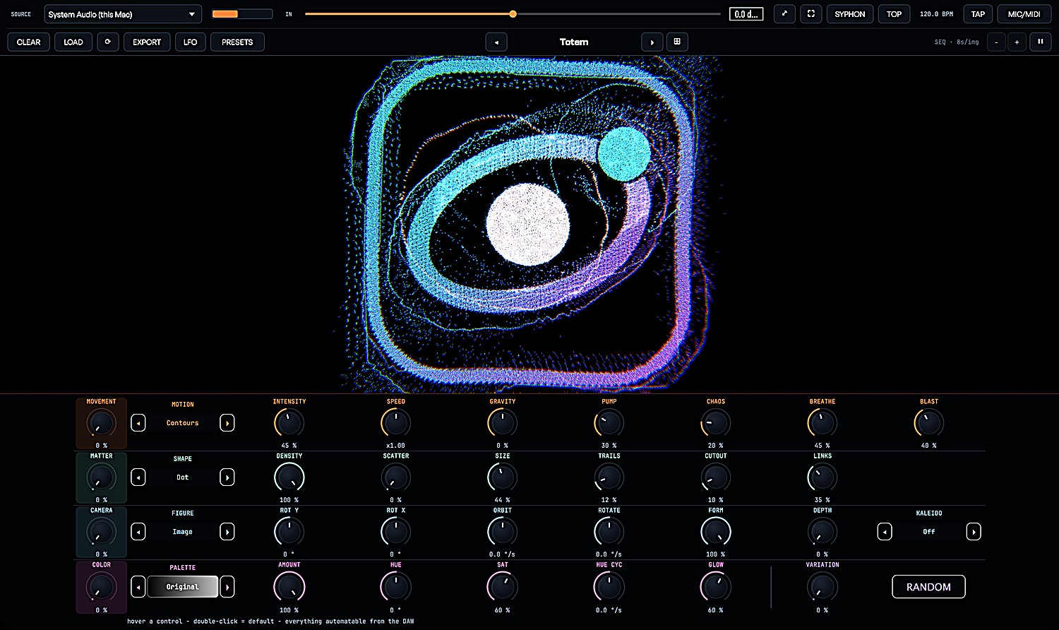 SUPERNOVA plugin interface